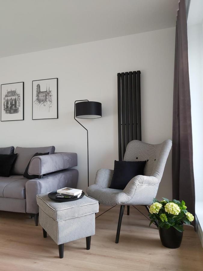 Apartament 150 Zaspa Vvita Z Prywatnym Ogrodem I Tarasem Гданск Екстериор снимка