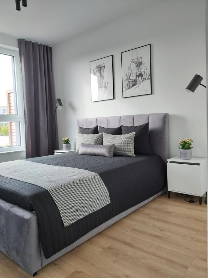 Apartament 150 Zaspa Vvita Z Prywatnym Ogrodem I Tarasem Гданск Екстериор снимка