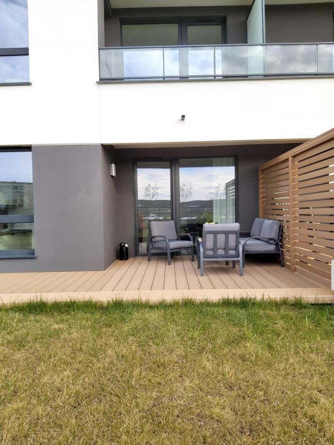 Apartament 150 Zaspa Vvita Z Prywatnym Ogrodem I Tarasem Гданск Екстериор снимка