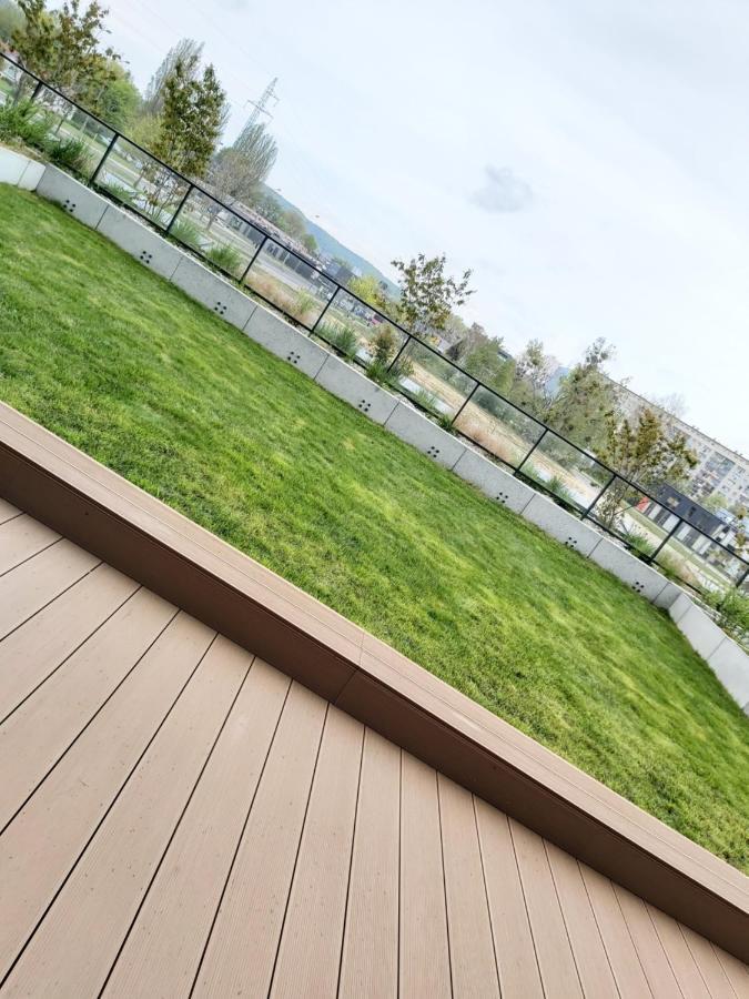 Apartament 150 Zaspa Vvita Z Prywatnym Ogrodem I Tarasem Гданск Екстериор снимка