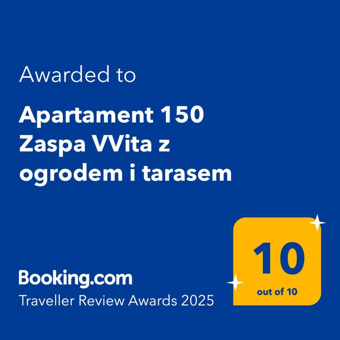 Apartament 150 Zaspa Vvita Z Prywatnym Ogrodem I Tarasem Гданск Екстериор снимка